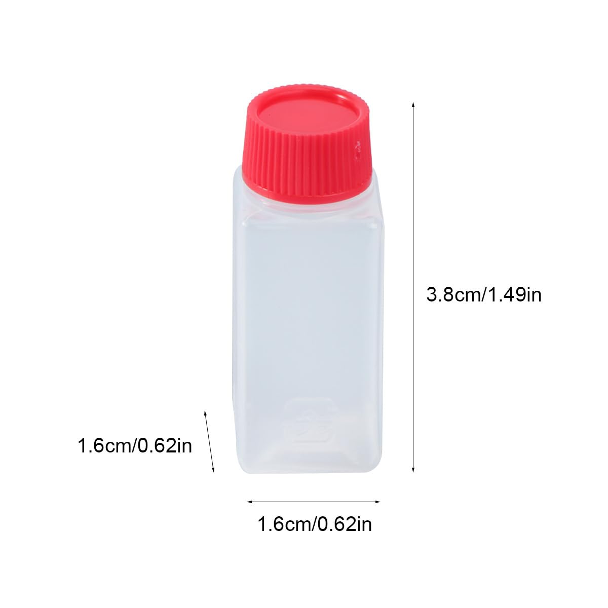Cabilock Mini Seasoning Container 0.5 Oz Empty Condiment Bottles Food Grade Portable Sauce Dispenser for Kitchen Camping Picnic