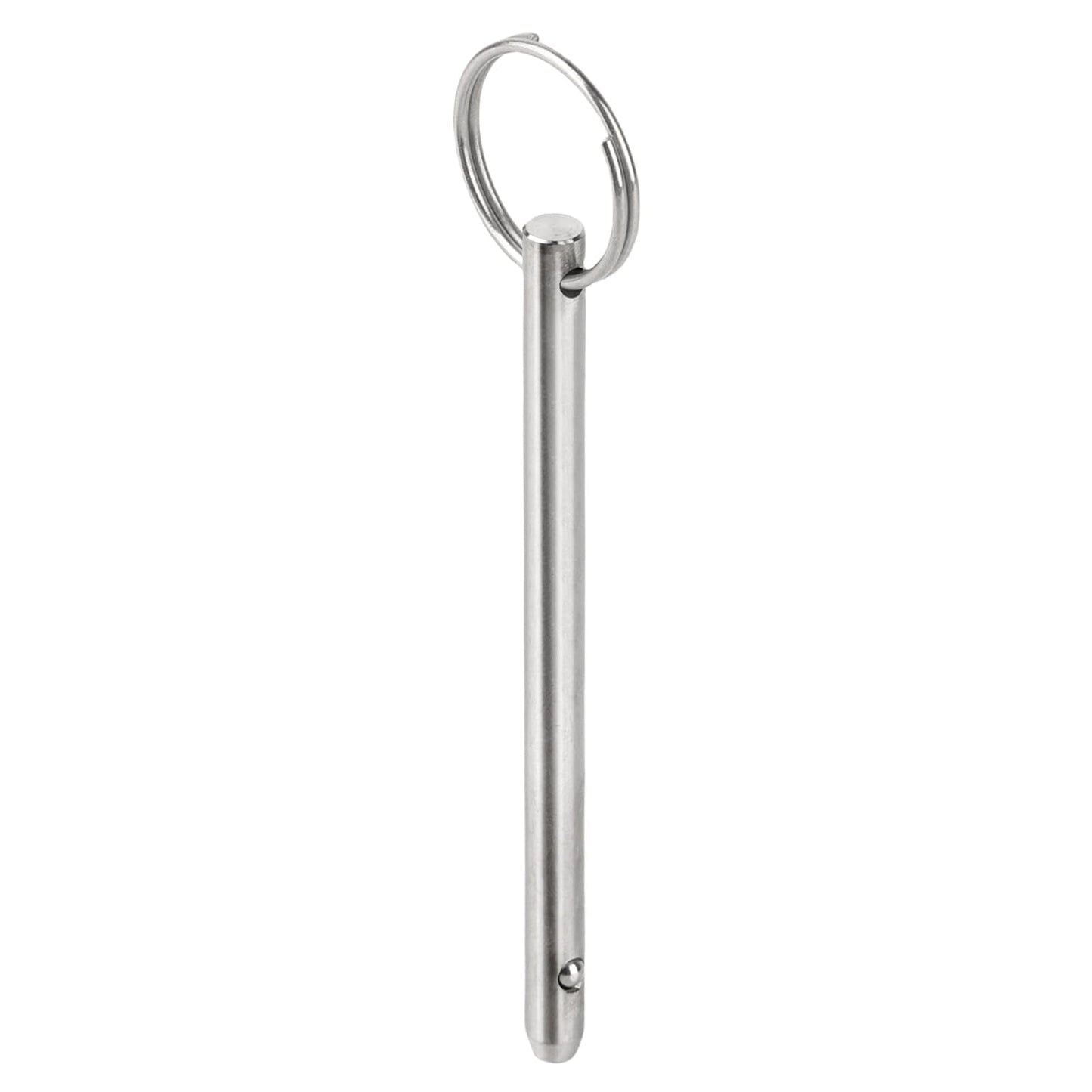 HZJPIN 4 Pack Quick Release Pin, Diameter 1/4"(6.3mm), Overall Length 3.75"(95mm), Usable Length 3"(76mm), Full 316 Stainless Steel, Bimini Top Pin, Marine Hardware