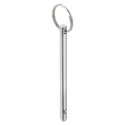 HZJPIN 4 Pack Quick Release Pin, Diameter 1/4"(6.3mm), Overall Length 3.75"(95mm), Usable Length 3"(76mm), Full 316 Stainless Steel, Bimini Top Pin, Marine Hardware
