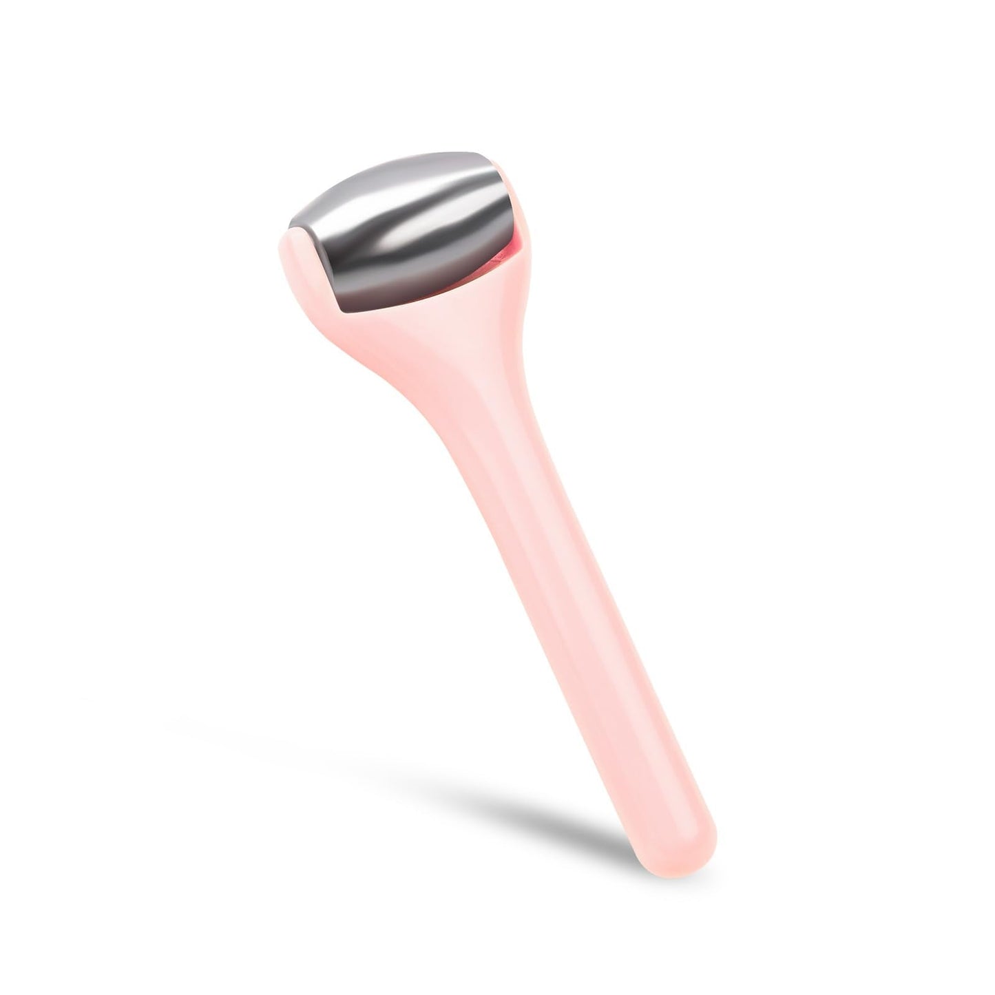 Ice Roller for Face and Eye 2 Pcs,Face Roller Skin Care for Puffiness,Migraine,Pain Relief,Eye Roller For Puffy Eyes Dark Circles,Stainless Steel Facial Roller (Pink)