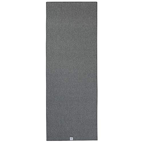 Gaiam Yoga Towel - Mat Sized Active Dry Non Slip Moisture Wicking Sweat Absorbent Microfiber Hot Yoga Towel for Women & Men | Stay-Put Corner Pockets (70" Long x 26" Wide)