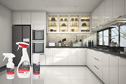 Unika Non-Aerosol Gloss Surface Cleaner & Microfibre Cloth 500ml