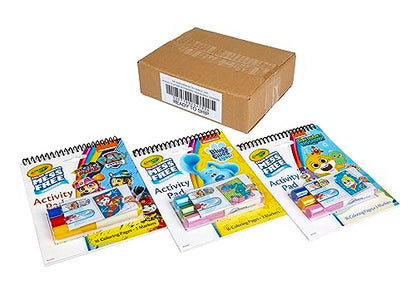 Crayola Nickelodeon Color Wonder Activity Pad Bundle (3 Pack), Toddler Stocking Stuffer, Mess Free Coloring Set for Kids, Holiday & Christmas Gifts for Kids, 3+