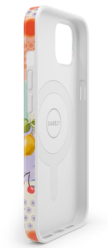 Casely iPhone 13 Case | Fit Check | Neutral Checkerboard | Compatible with MagSafe | Classic Ultra Slim Design