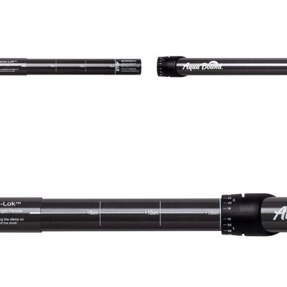 AQUA BOUND Sting Ray Carbon 2-Piece Versa Lok Kayak Paddle – Carbon Shaft, Reinforced Nylon Dihedral Blades, Adjustable Versa Lok Length and Feathering, Lightweight Touring Performance (230-245 cm)