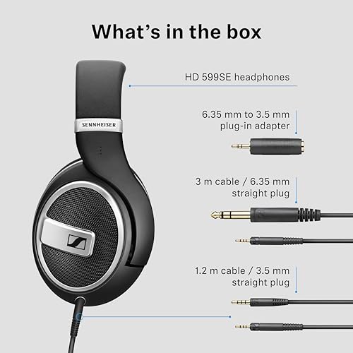 Sennheiser HD 599 - Open Headphones, Special Edition, Black, Wired