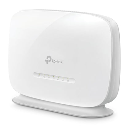 TP-Link TL-MR105 WiFi 4G Router with Free SIM Card, N300Mbps Wireless 4G Cat4 LTE Network, Ethernet Port, Mobile WiFi Router, External Antenna Ports, Plug & Play