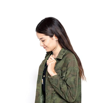 Skullcandy Jib Wired Earbuds with 3.5mm Plug, Noise Isolating Fit, Built-In Microphone Call and Track Control, Convenient for Travel - White