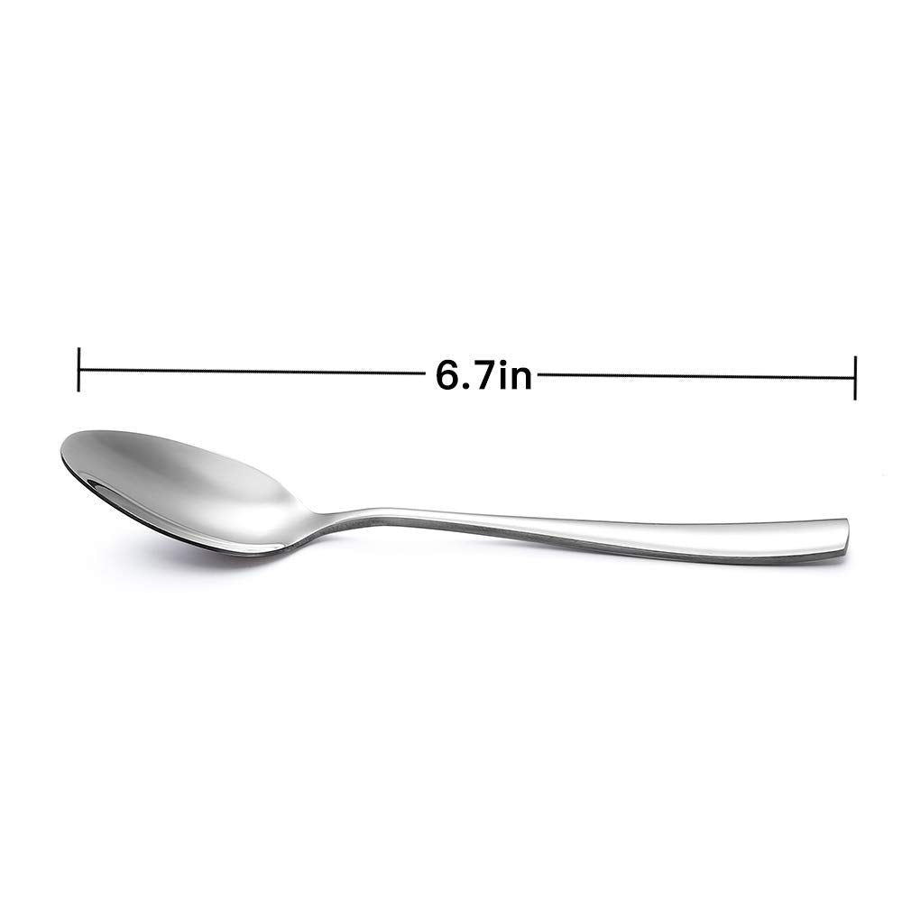 Eslite 12-Piece Stainless Steel Teaspoon,6.7-Inches