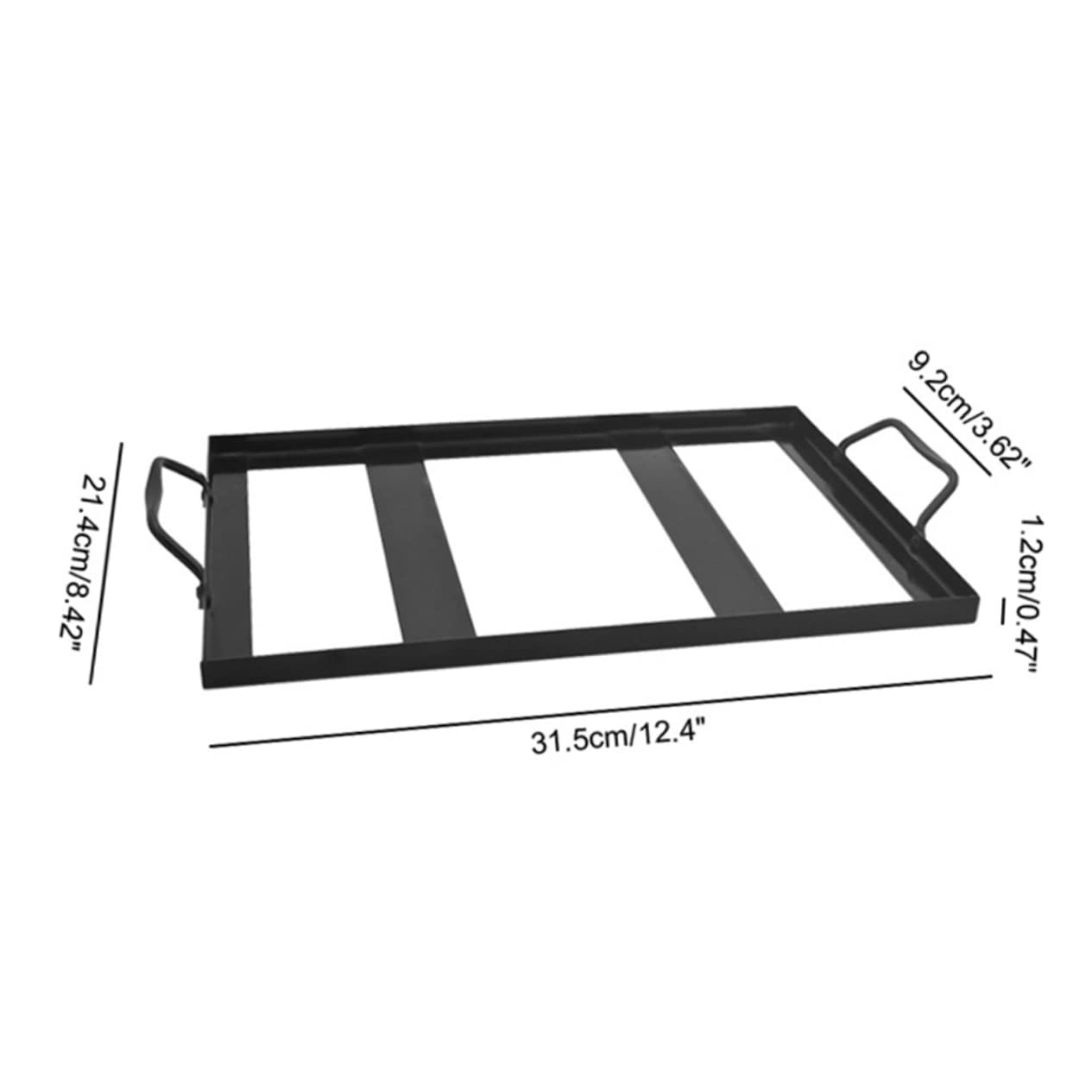 SEWOART Grill Salt Plate Rack Sturdy Metal Salt Block Holder Versatile BBQ Cooking Tool Heatproof Odorless Great for Camping Home