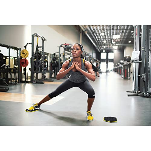 SKLZ Slidez Dual-Sided Exercise Glider Discs for Core Stability Exercises for Hands & Feet, Standard Use,Yellow