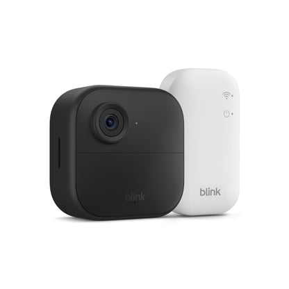 Blink Outdoor 4 – Wireless smart security camera, two-year battery life, 1080p HD day and infrared night live view, two-way talk. Sync Module Core included – 5 camera system