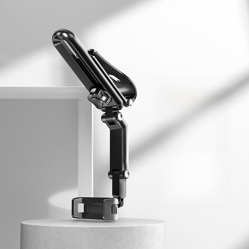 Trendy Car Mobile Phone Stand Multi-Functional Car Navigation Stand Mobile Phone Stand General,Universal Automobile Cradle Fit for iPhone Android and All Smartphones, Black