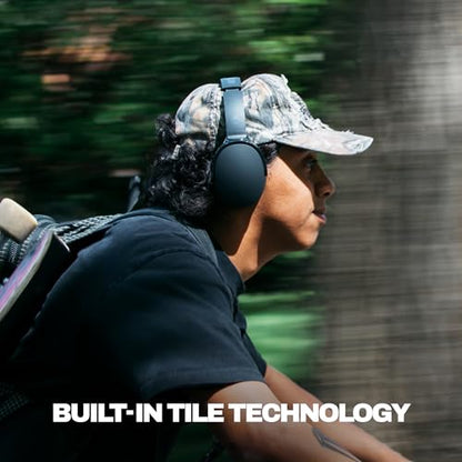 Skullcandy Hesh Evo Wireless Over-Ear Bluetooth Headphones with Extra USB-C Charging Cable, Noise Isolating, 36 Hours Battery, Foldable Lightweight Design, Microphone for iPhone Android - True Black