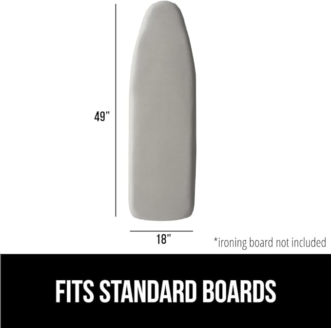 GORILLA GRIP The Original Ironing Board Cover and Pad, Silicone Coating