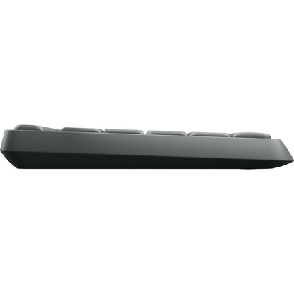 Logitech MK235 Wireless Keyboard and Mouse Combo for Windows, QWERTZ German Layout - Grey