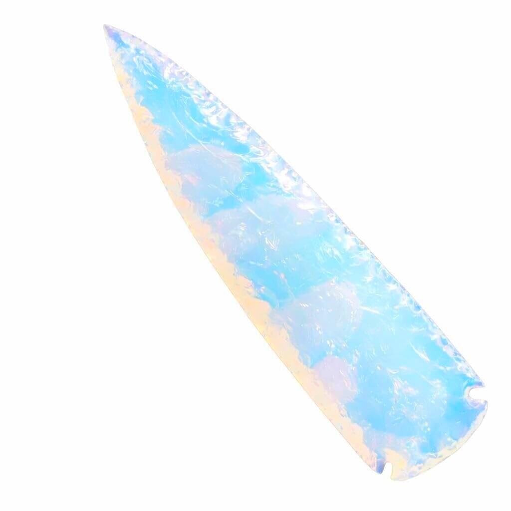6" Opalite Spearhead - Large Hand-Carved Crystal Arrowhead for Meditation, Energy Healing & Home Decor - Iridescent Moonstone-Style Metaphysical Gemstone - Unique Spiritual Gift & Altar Decor by Forestofcrystals