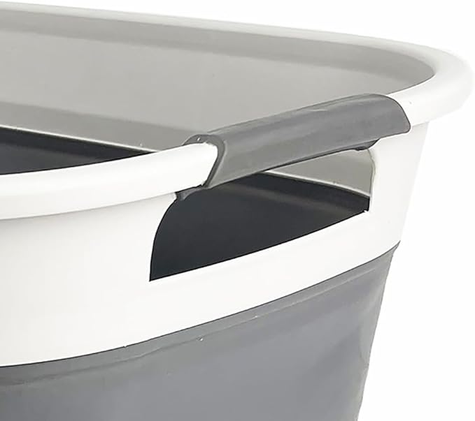 SAMMART 40L Collapsible Plastic Laundry Basket