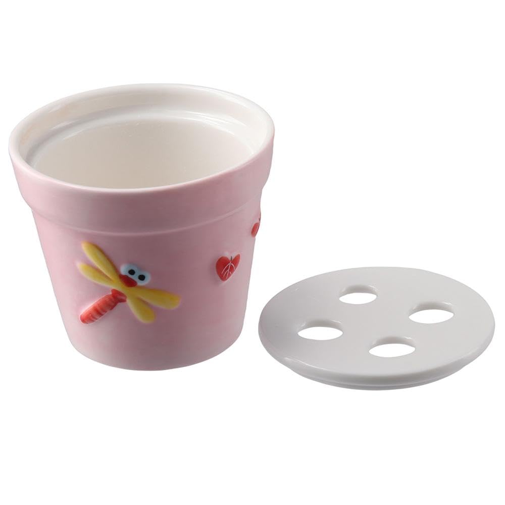 hobbyme Sunflowers Measuring Spoons and Cups Set, Cute Ceramic Measuring Spoons, Baking Sunflowers Measuring Spoon with Holder for Milk Powder Sugar Salt Wet Dry Ingredients