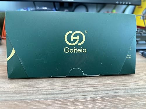 Goiteia 100% Orange Blue Light Blocking Glasses-Amber Tint Gaming Glasses for Better Sleep/Eyes Strain/Light Sensitive-Ultra Light & Spring Hinges for Better Comfort