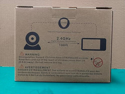 HelloBaby Baby Monitor with 1080P Baby Camera,Video Baby Monitor with Camera and Night Vision, 5.5’’ Split IPS Screen, No WiFi, ECO Mode, 2-Way Audio, Pan-Tilt-Zoom, 1000ft, Temp Display, Night Light