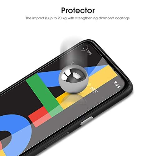 OMOTON 3+2 Pack for Google Pixel 9 Pro Screen Protector, 3 Pack Tempered Glass Screen Protector & 2 Pack Camera Lens Protector for Pixel 9 Pro 2024 6.3-inch, Case Friendly (Not for Pixel 9/9 Pro XL)
