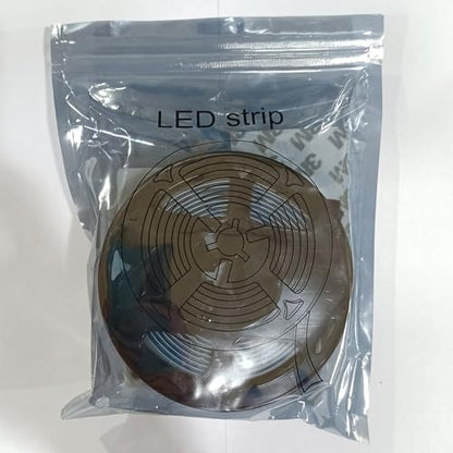LED Strip Motion Sensor Battery Operated 2 m 60 LED Light Strip Motion Sensor Battery for Cabinets, Stairs, Kitchen (Cool White)