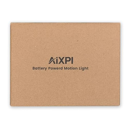AIXPI Battery Powered Outdoor Security Lights, 240 LED Motion Sensor PIR, IP65 Waterproof Wireless Flood Lights for Garden Yard, Porch, Garage, 1 Pack