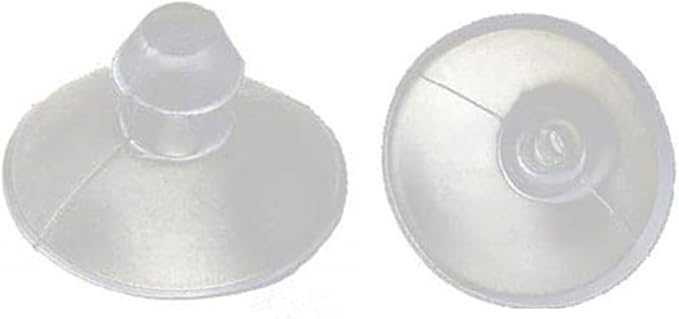 16 Pack 18mm/0.7" Mini Small Clear Suction Cups