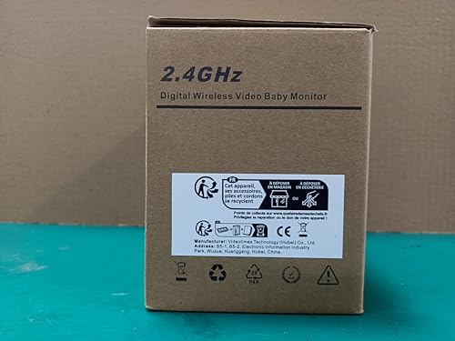 HelloBaby Baby Monitor with 1080P Baby Camera,Video Baby Monitor with Camera and Night Vision, 5.5’’ Split IPS Screen, No WiFi, ECO Mode, 2-Way Audio, Pan-Tilt-Zoom, 1000ft, Temp Display, Night Light