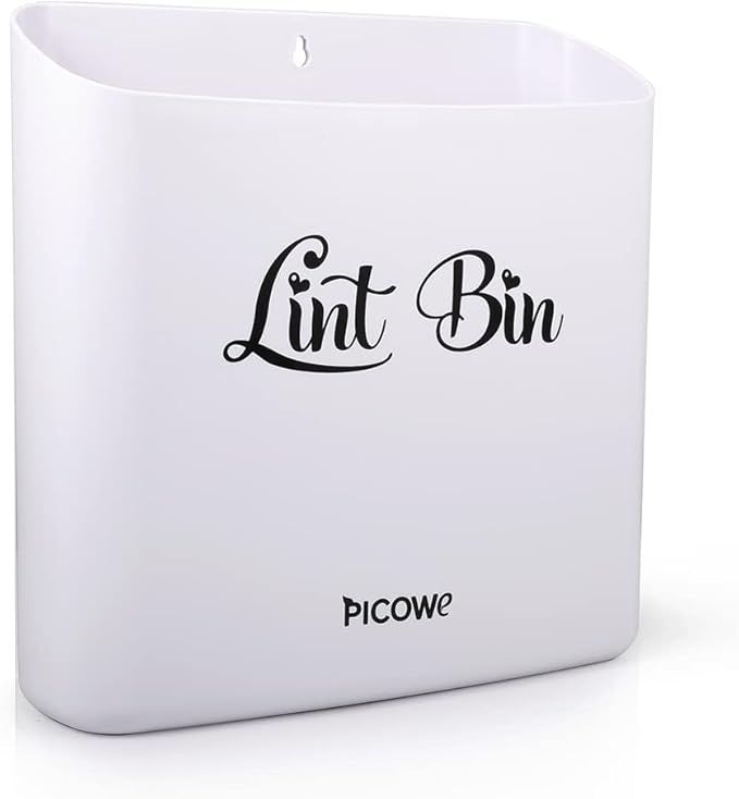 Picowe Magnetic Laundry Storage, Large Lint Holder Bin