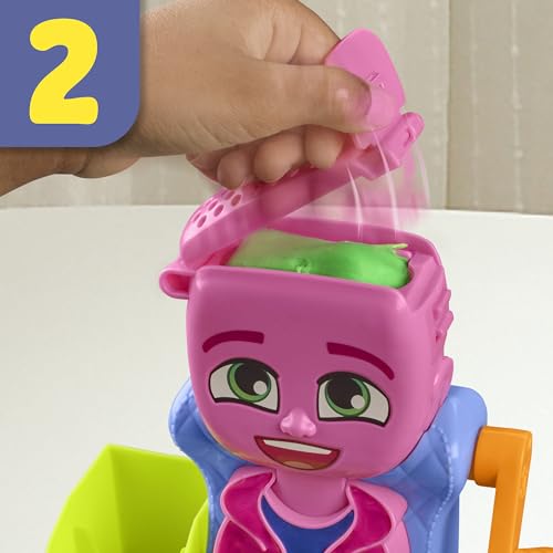 Play-Doh Hair Stylin' Salon Playset with 6 Cans, Pretend Play Toys, Ages 3+