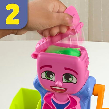 Play-Doh Hair Stylin' Salon Playset with 6 Cans, Pretend Play Toys, Ages 3+