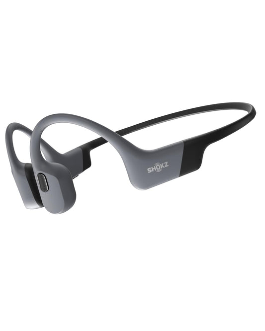 SHOKZ OpenSwim Pro - Open-Ear Bluetooth & MP3 Bone Conduction Sport Headphones, Swimming Headphones, IP68 Waterproof, Grey