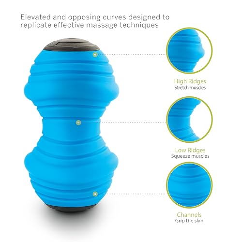 Trigger Point Performance TriggerPoint CHARGE VIBE Three-Speed Ridged Vibrating Portable Foam Roller