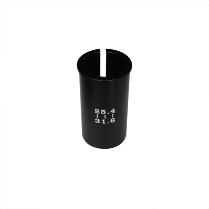 Xmomx Set of 4 Sizes Bike Seat Post Adapter Shim Seat Post Adapter Bicycle Seat Tube Conversion Sleeve 25.4mm to 27.2/28.6/30.9/31.6mm 60mm Length Aluminum Alloy for Road Mountain Bike MTB