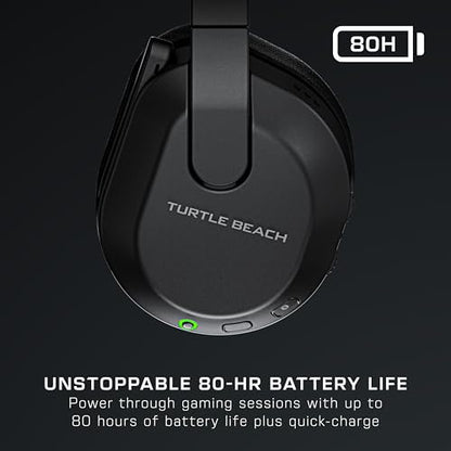 Turtle Beach Stealth 600 Wireless Multiplatform Amplified Gaming Headset for Xbox Series X|S, Xbox One, PC, PS5, PS4, & Mobile – Bluetooth, 80-Hr Battery, Noise-Cancelling Mic – Black
