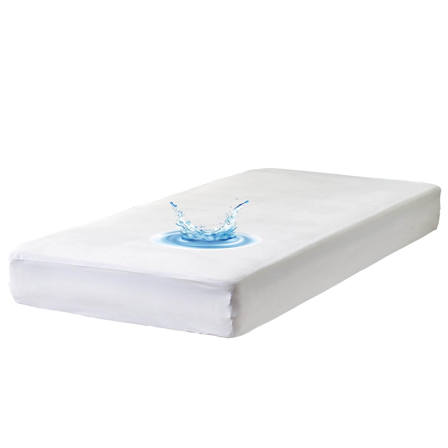 Cooling Twin XL Mattress Protector Waterproof Ultra Soft Matressprotector for College Dorm Room Extra Long Twin Bed Noiseless Smooth Jersey Top Fitted Cover with Stretchy Pocket