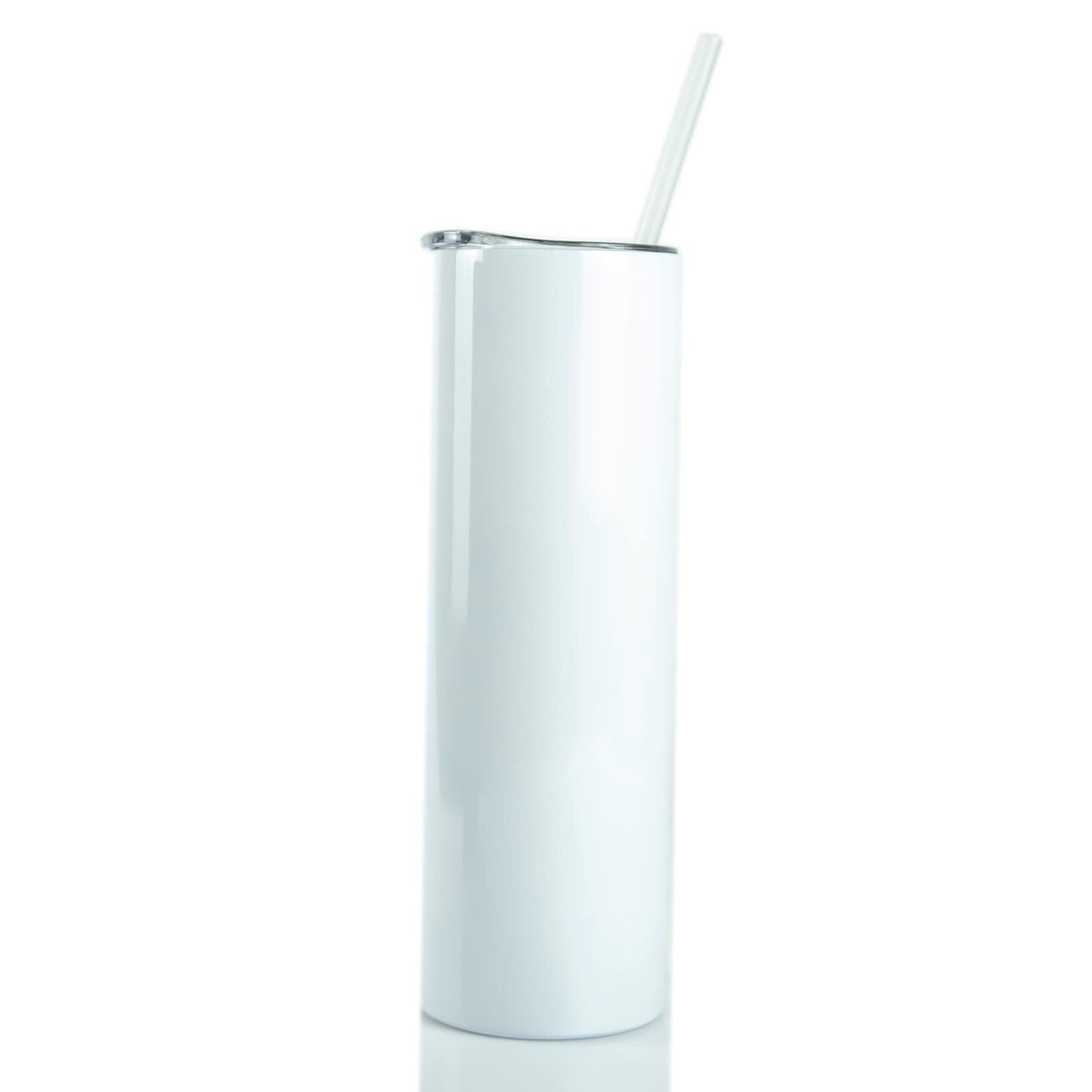 Hogg 30 oz Sublimation Tumbler (25 Units) - White, Sublimation Blanks, Bulk Tumblers with Lids and Straws, 30 oz Skinny, Blank Cups