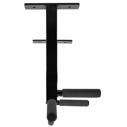 Ceiling Mount Pull Up Bar with Reversible Risers for 16 and 24 Inch Joists with Optimum Grip Spacing by Ultimate Body Press