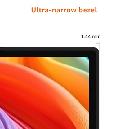 Amazon Basics 24 in Monitor, FHD 1080P, Max 100Hz, VESA Compatible, Built-in Speakers, Black