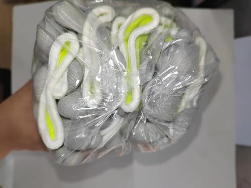 Vgo... 10Pairs Safety Work Gloves,Gardening Gloves,Polyurethane Coated,Dipping Gloves,Latex Free(PU2103)