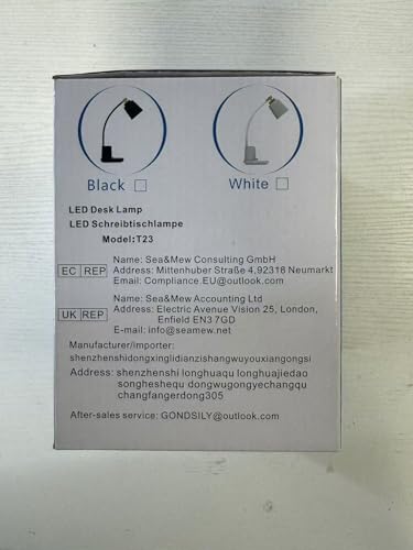 GONDSILY LED Desk Lamp with USB Charging Port Touch Control 3 Color Modes, Stepless Dimming,Eye-Caring LED Table Lamp for Home,Office,Bedroom,Reading,Work,Study, 5V, 2.4A