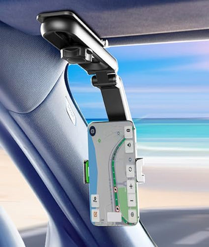 Sun Visor Phone Holder,360° Adjustable Cell Holder