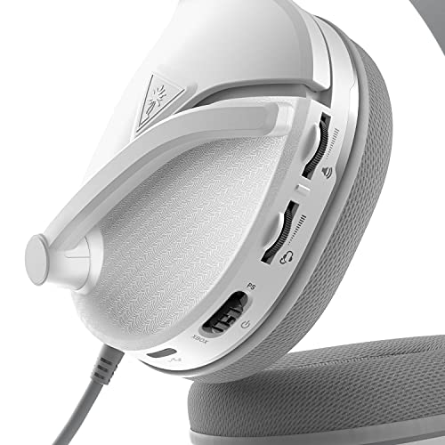 Turtle Beach Recon 200 Gen 2 Powered Gaming Headset - Xbox Series X, Xbox Series S & Xbox One, PS5, PS4, Mobile & PC with 3.5mm - Bass Boost, Memory Foam, White