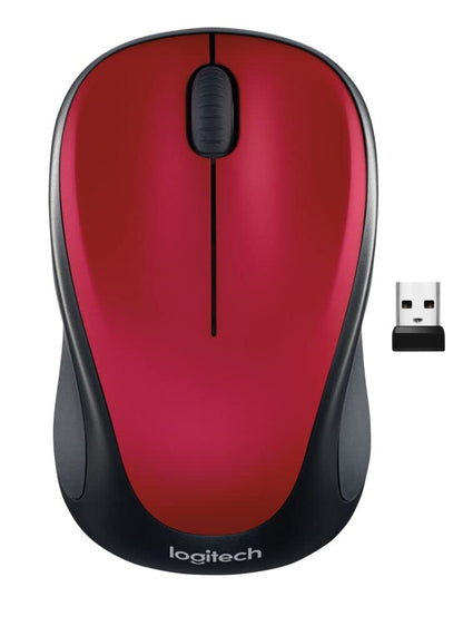 Logitech M317 Wireless Mouse, 2.4 GHz with USB Receiver, 1000 DPI Optical Tracking, 12 Month Battery, Compatible with PC, Mac, Laptop, Chromebook - Blue