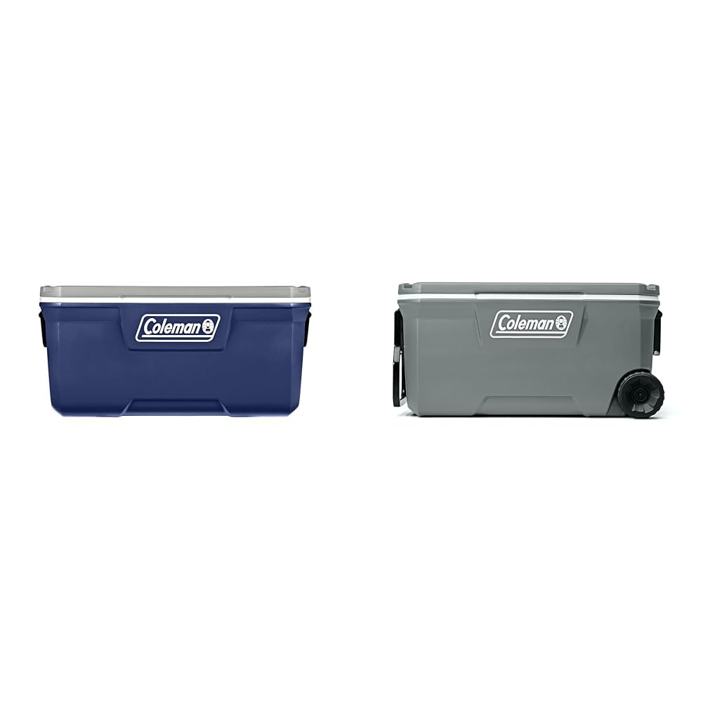 Coleman 316 Series 100QT Cooler with Heavy Duty Latches, 160 Can Capacity, Keeps Ice 5 Days
