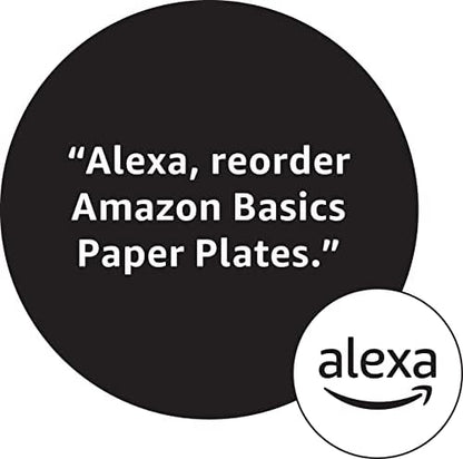 Amazon Basics Everyday Paper Plates, 8.62 Inch, Disposable, 300 Count
