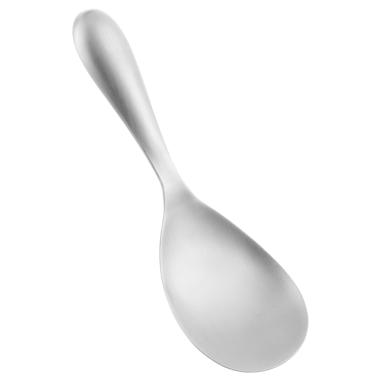Cabilock Stainless Steel Rice Spoon, 7.87In Non-Stick Rice Serving Paddle Scratch-Resistant for Home Kitchen and Restaurant