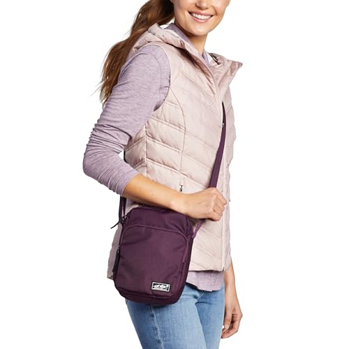 Eddie Bauer Jasper Crossbody Bag with Zippered Main Compartment and Adjustable Shoulder Strap